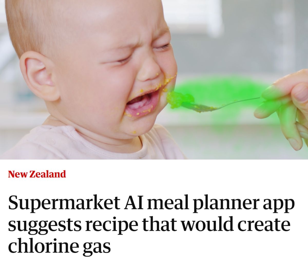 Supermarket AI meal planner fail